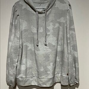 Livi Active Gray Camo Hoodie
